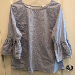 Counterparts blue and white shirt size Large